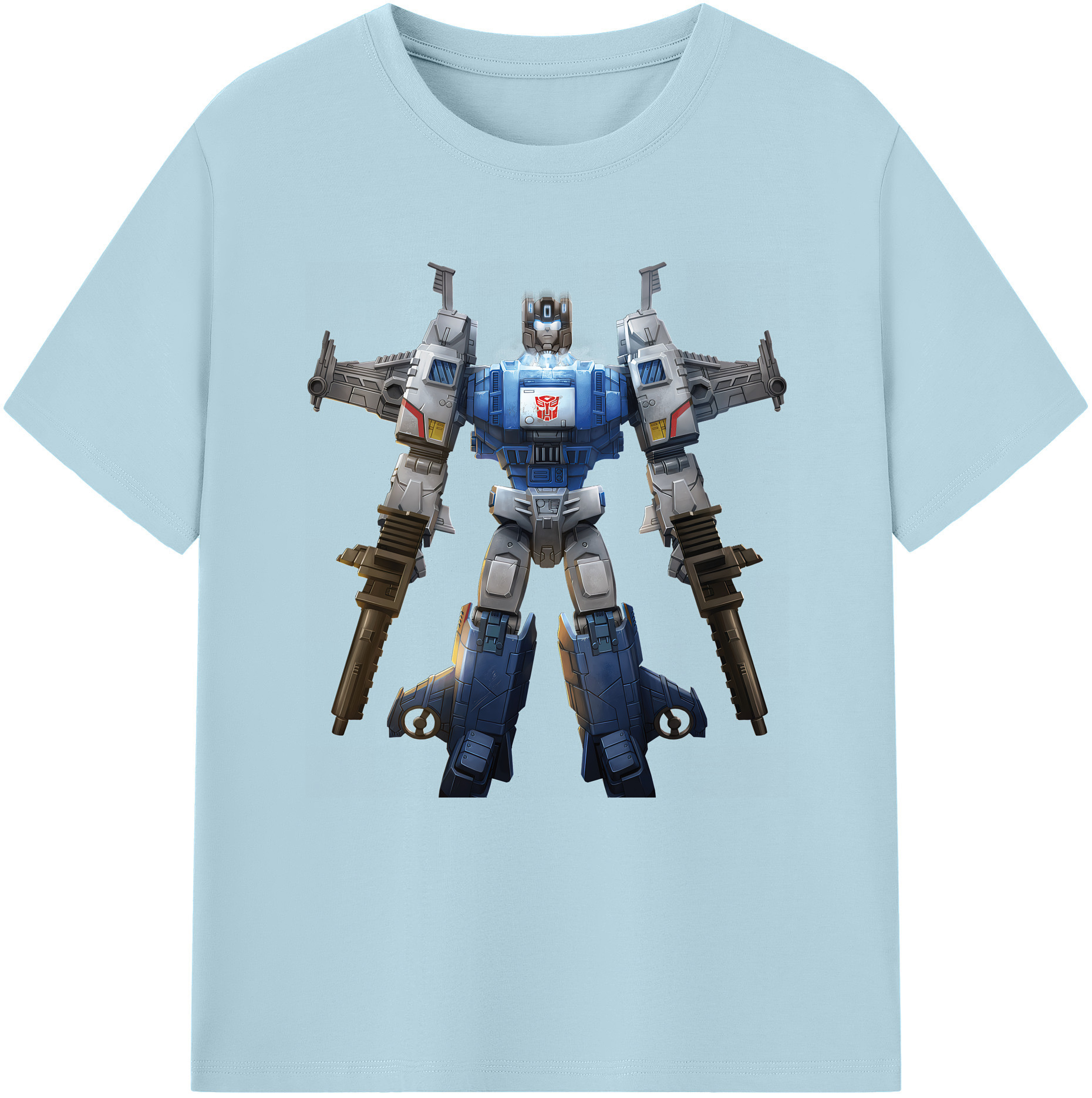 （画像用） Transformers トランスフォーマー 綿100％半袖Tシャツ（フロントプリント）